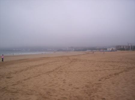 La grande plage d'Agadir.