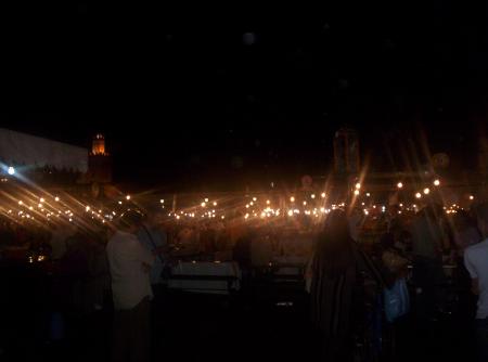 Place des mille lumieres..Encore Jemaa El Fna.