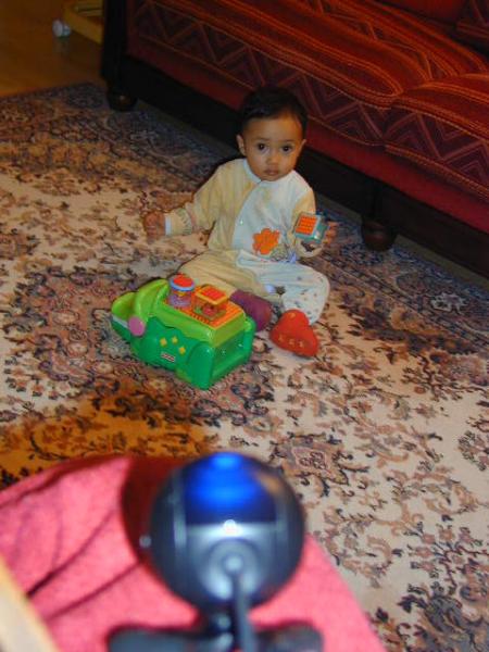 Y avait aussi toute la famille du maroc avec moi : vive internet !